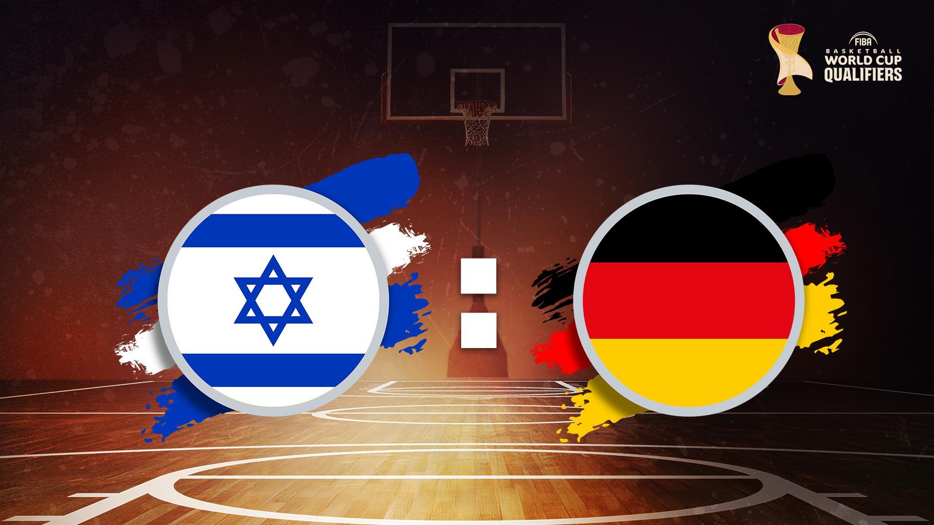 Werbemotiv mit den Flaggen von Israel und Deutschland.